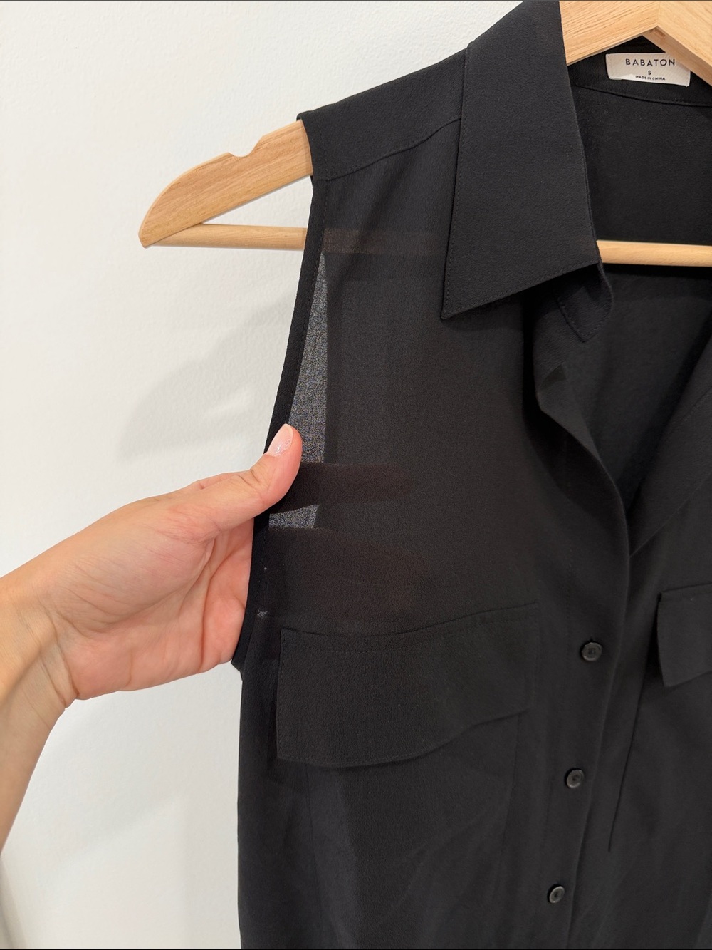 Babaton Button-Front Blouse - Picture 4 of 5